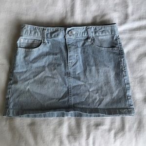 Blue/White Pinstripe Skirt from Old Navy